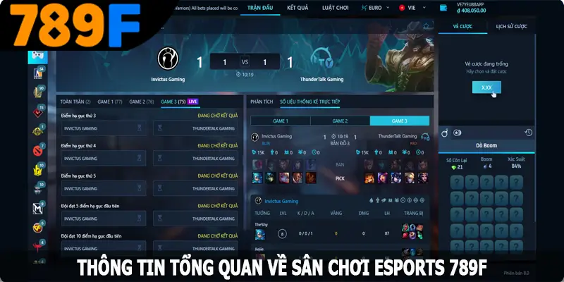 Các loại kèo thường thấy trong cá đổi thưởng esports
