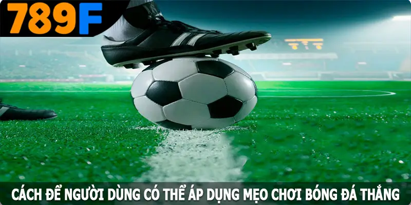Cách để người dùng có thể áp dụng mẹo chơi bóng đá thắng lớn Cách để người dùng có thể áp dụng mẹo chơi bóng đá thắng lớn