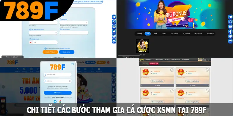 Chi tiết các bước tham gia XSMN tại 789F