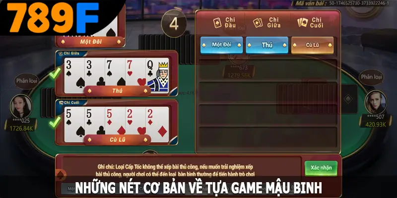Những nét cơ bản về tựa game mậu binh
