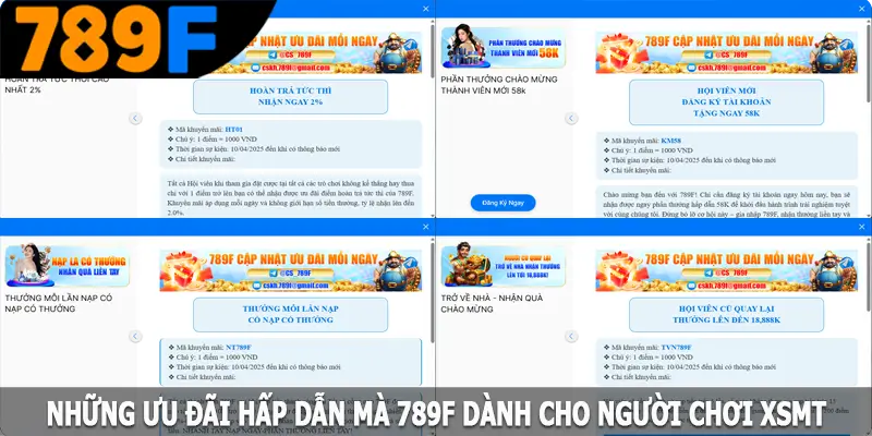 Những ưu đãi hấp dẫn mà 789F dành cho người chơi XSMT tại nhà cái nhung uu dai hap dan ma 789f danh cho nguoi choi xsmt tai nha cai