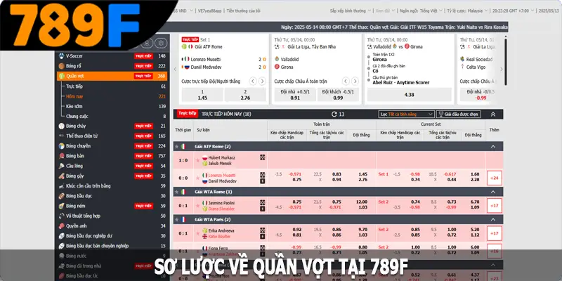 Sơ lược về quần vợt tại 789F Sơ lược về quần vợt tại 789F