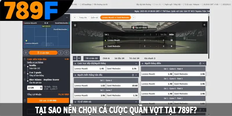 Tại sao nên chọn tham gia quần vợt tại 789F? Tại sao nên chọn tham gia quần vợt tại 789F?