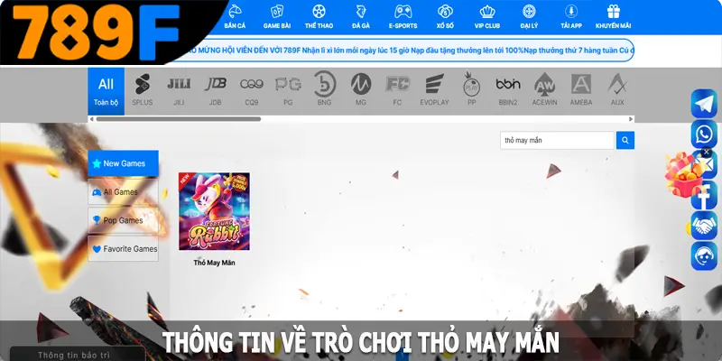 Thông tin về trò chơi thỏ may mắn Thông tin về trò chơi thỏ may mắn