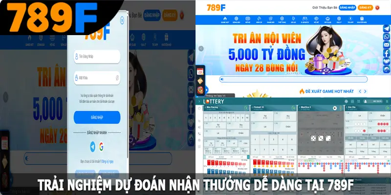 Trải nghiệm dự đoán nhận thưởng dễ dàng tại 789F